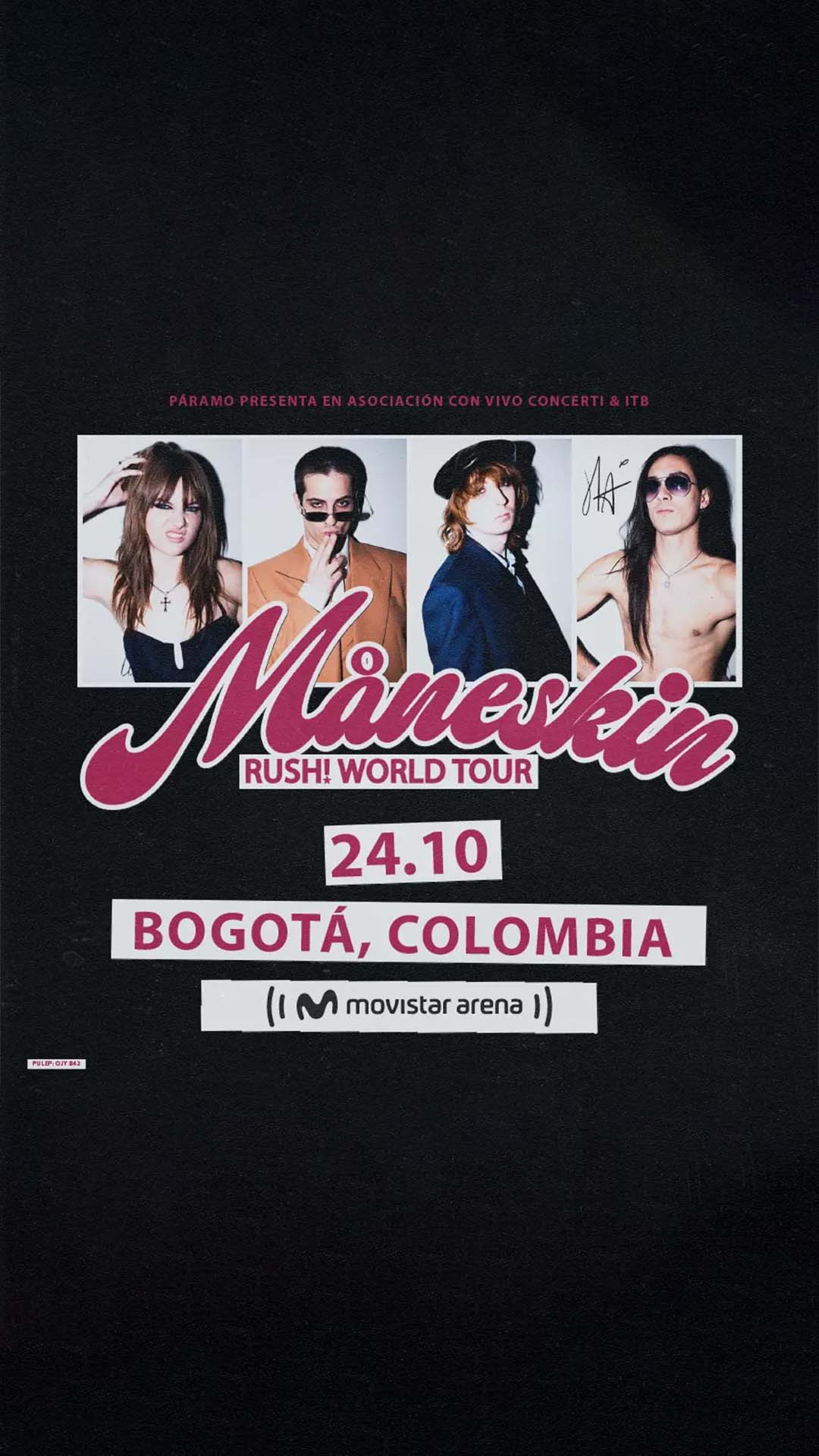 Maneskin "RUSH! WORLD TOUR"