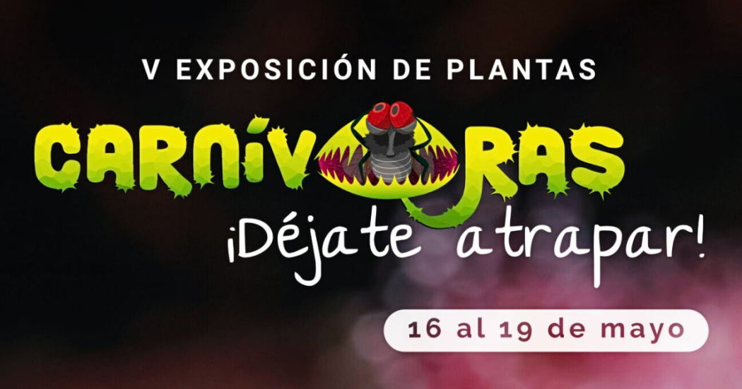 Exposición de plantas carnívoras ¡Déjate atrapar!