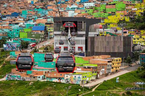 El TransMicable de Ciudad Bolívar te permitirá conectarte con la zona rural de este sector capitalino. Foto: Instituto Distrital de Turismo