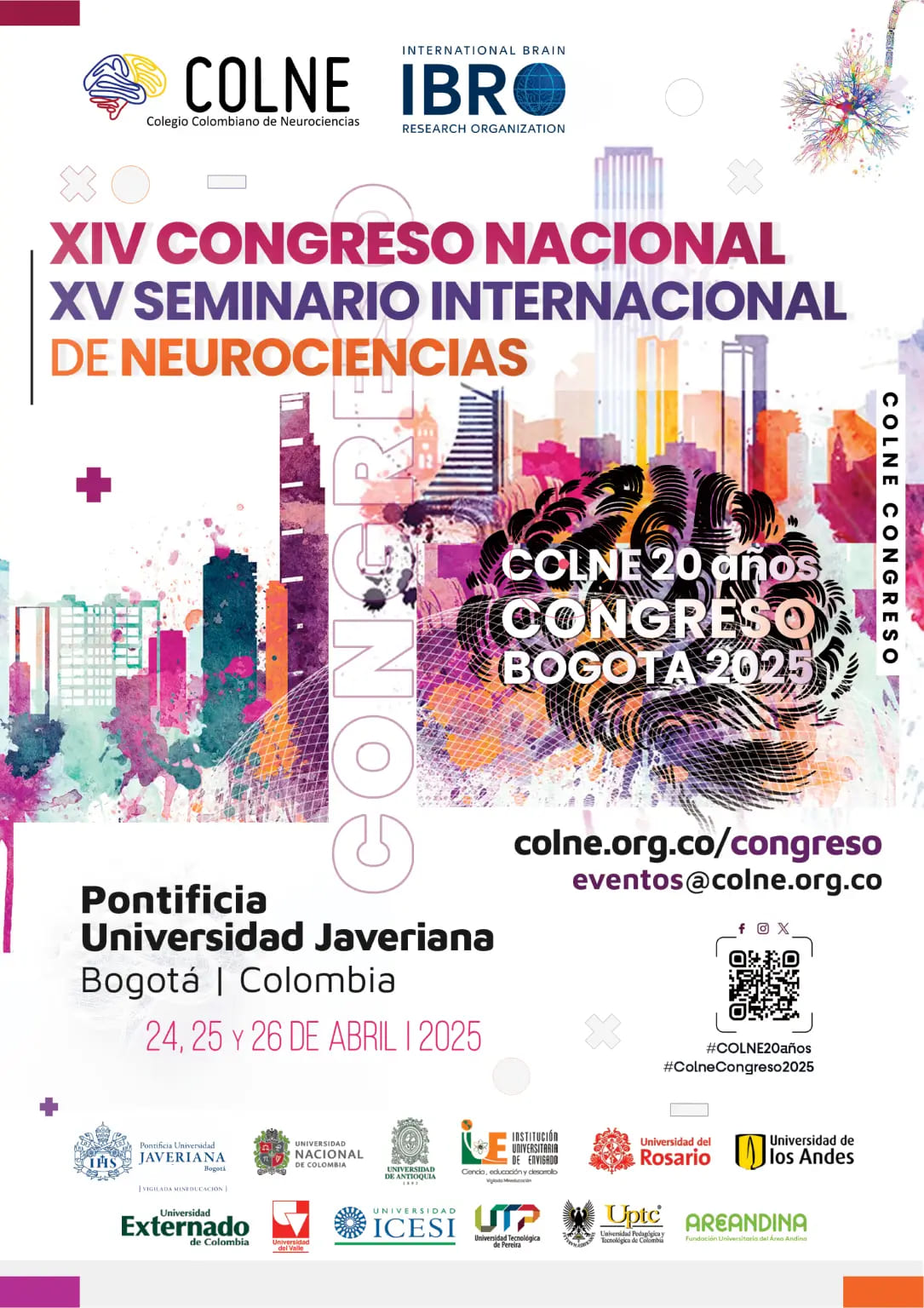 COLNE 20 años. Congreso Bogotá 2025
