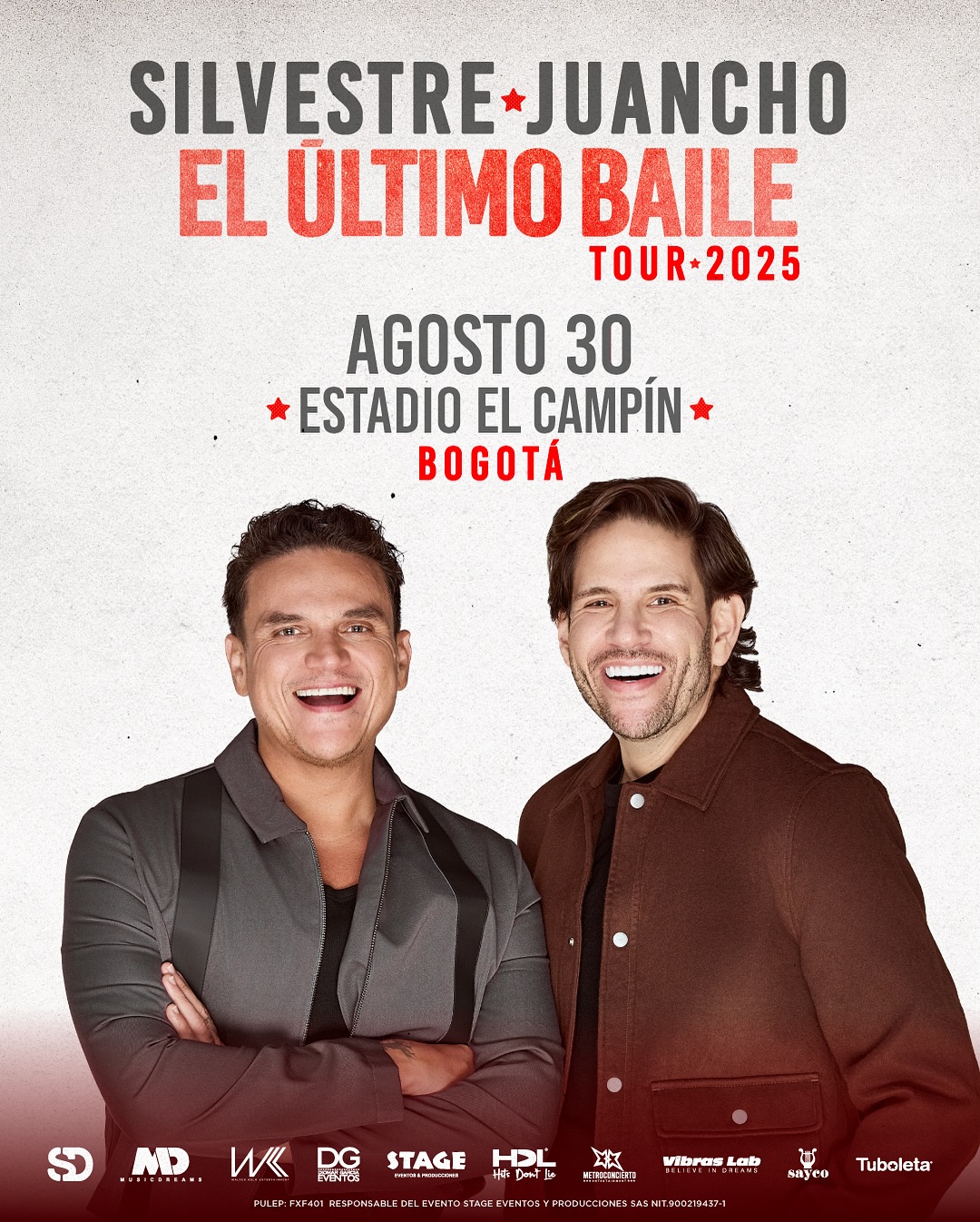 Silvestre y Juancho con El último baile Tour 2025