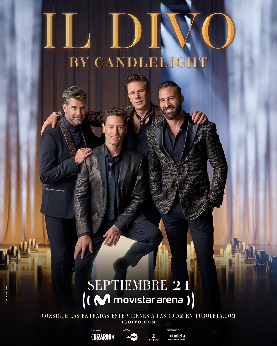 L DIVO regresa a Colombia con su gira “By Candlelight”