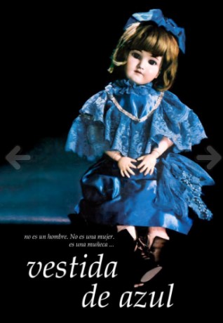 Vestida de azul