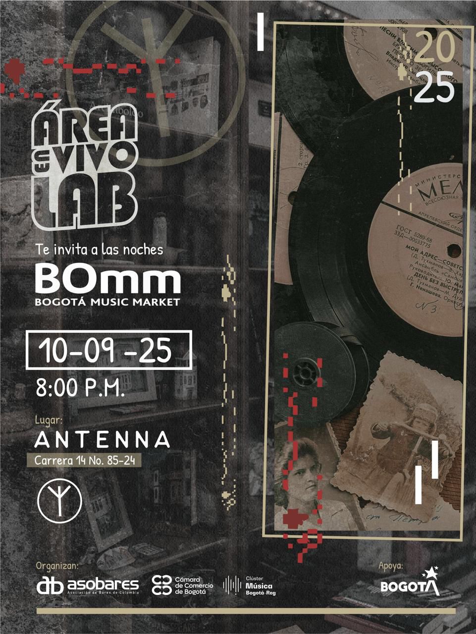 ÁREA EN VIVO LAB LLEGA  EN BOGOTÁ 