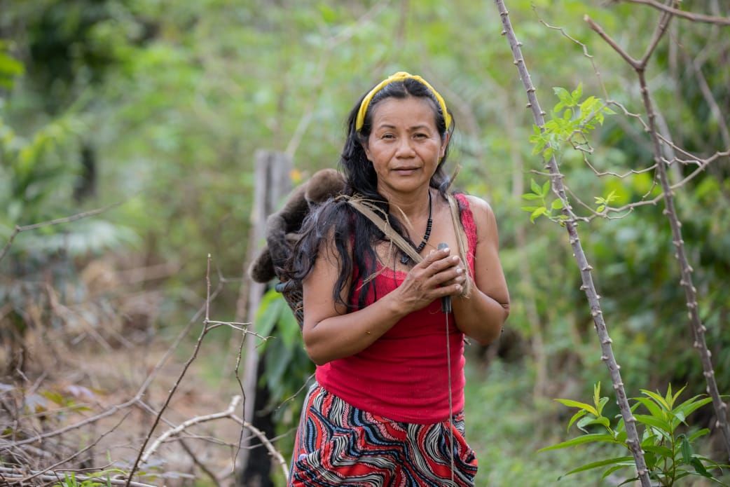 La lideresa indígena  Anitalia Pijachi hablará sobre sus luchas por defender la Amazonia. Foto: Fundación Gabo