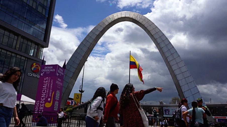 Arco de Corferias en la Feria Internacional del Libro 2025. Foto: Luis Fernando Holguín - IDT
