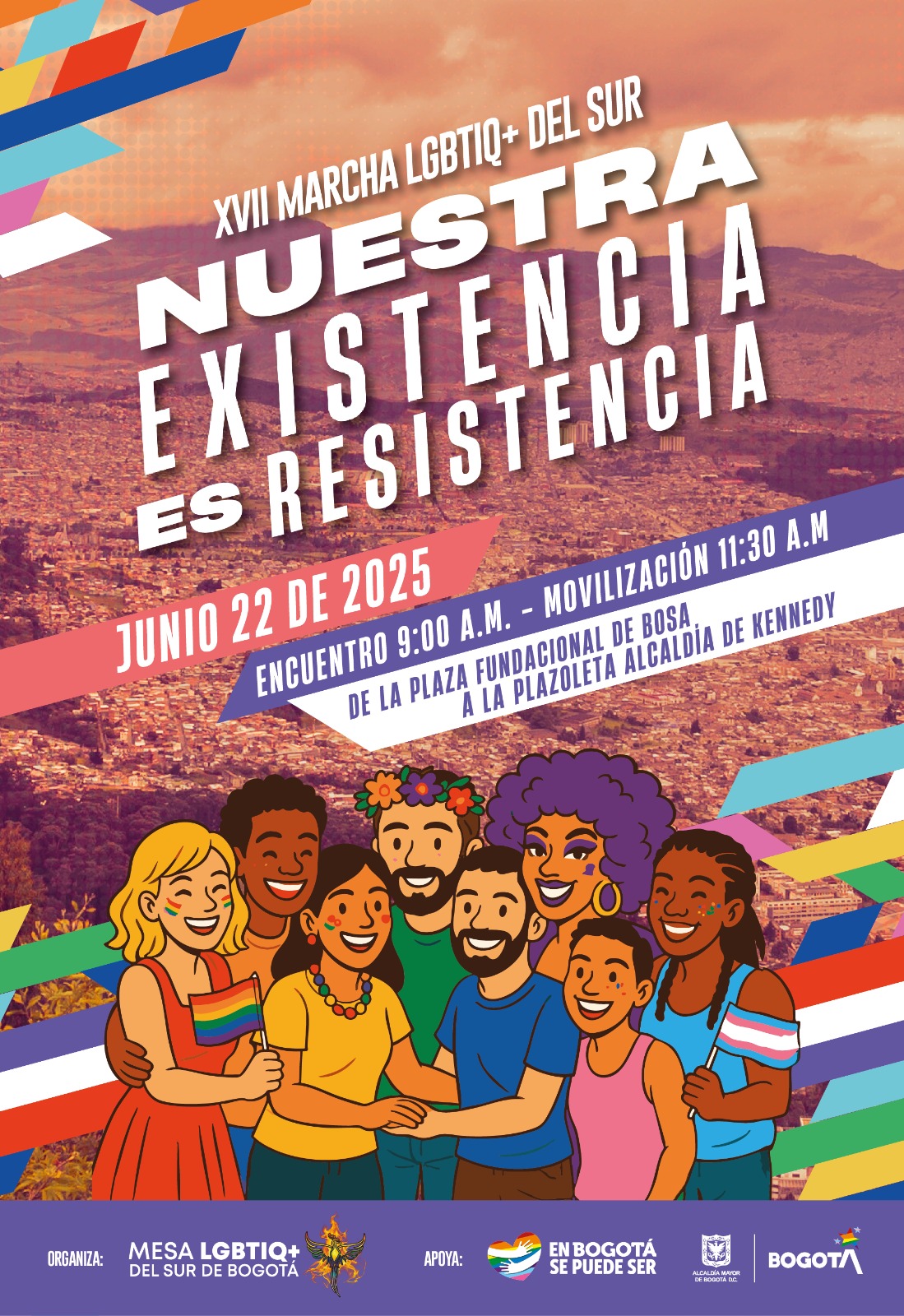 Las organizaciones sociales alzarán su voz en la Marcha del Sur 2025. Foto: Secretaría de Cultura.