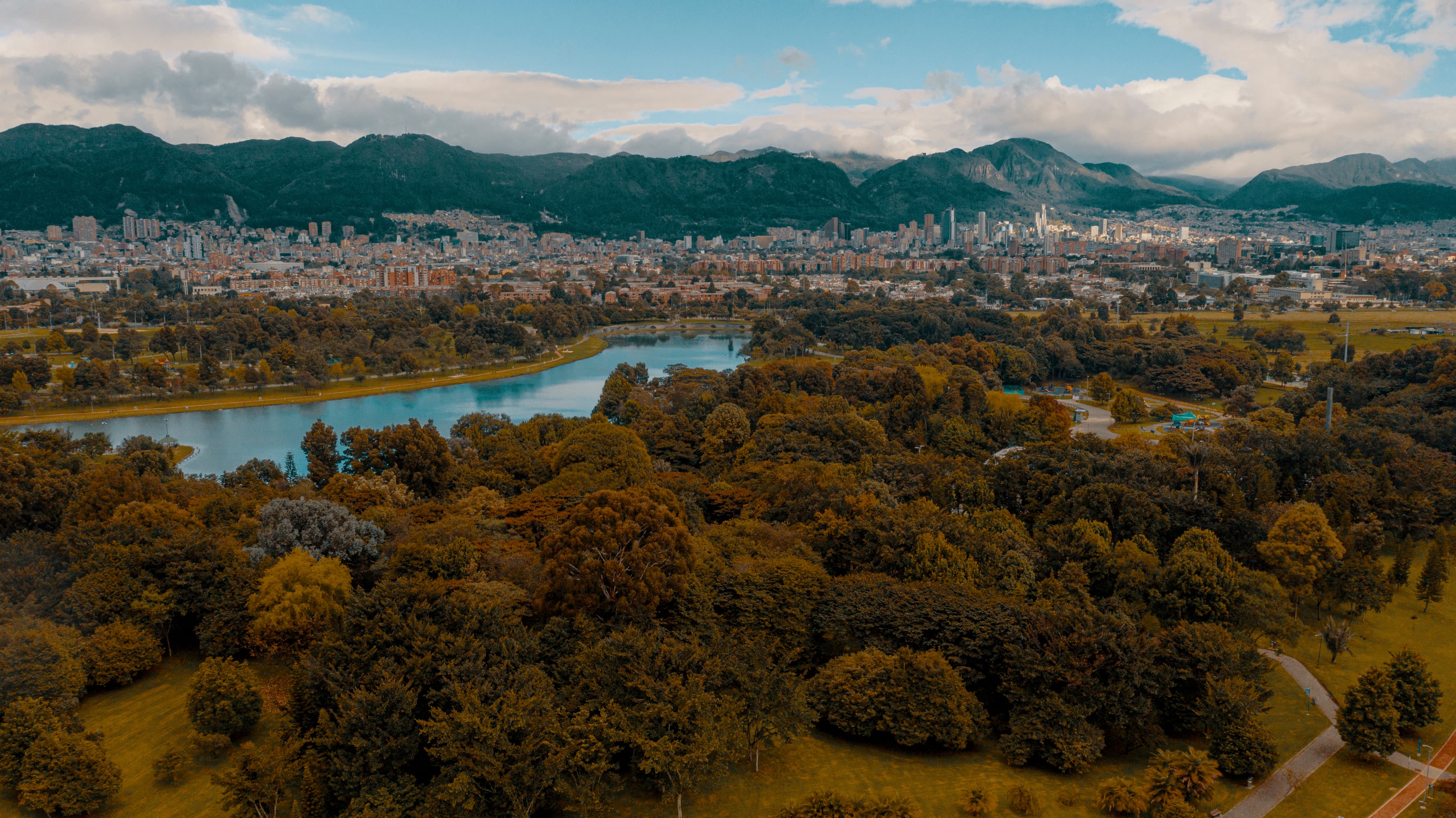 Vista aérea del Parque Metropolitano Simón Bolívar. Foto: Ricardo Báez - Archivo IDT