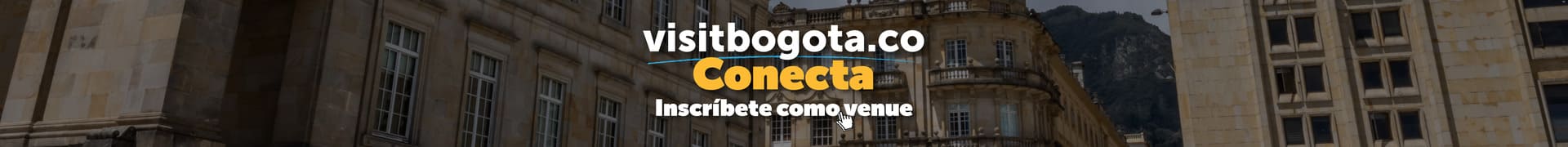 Banner inscripción Venue