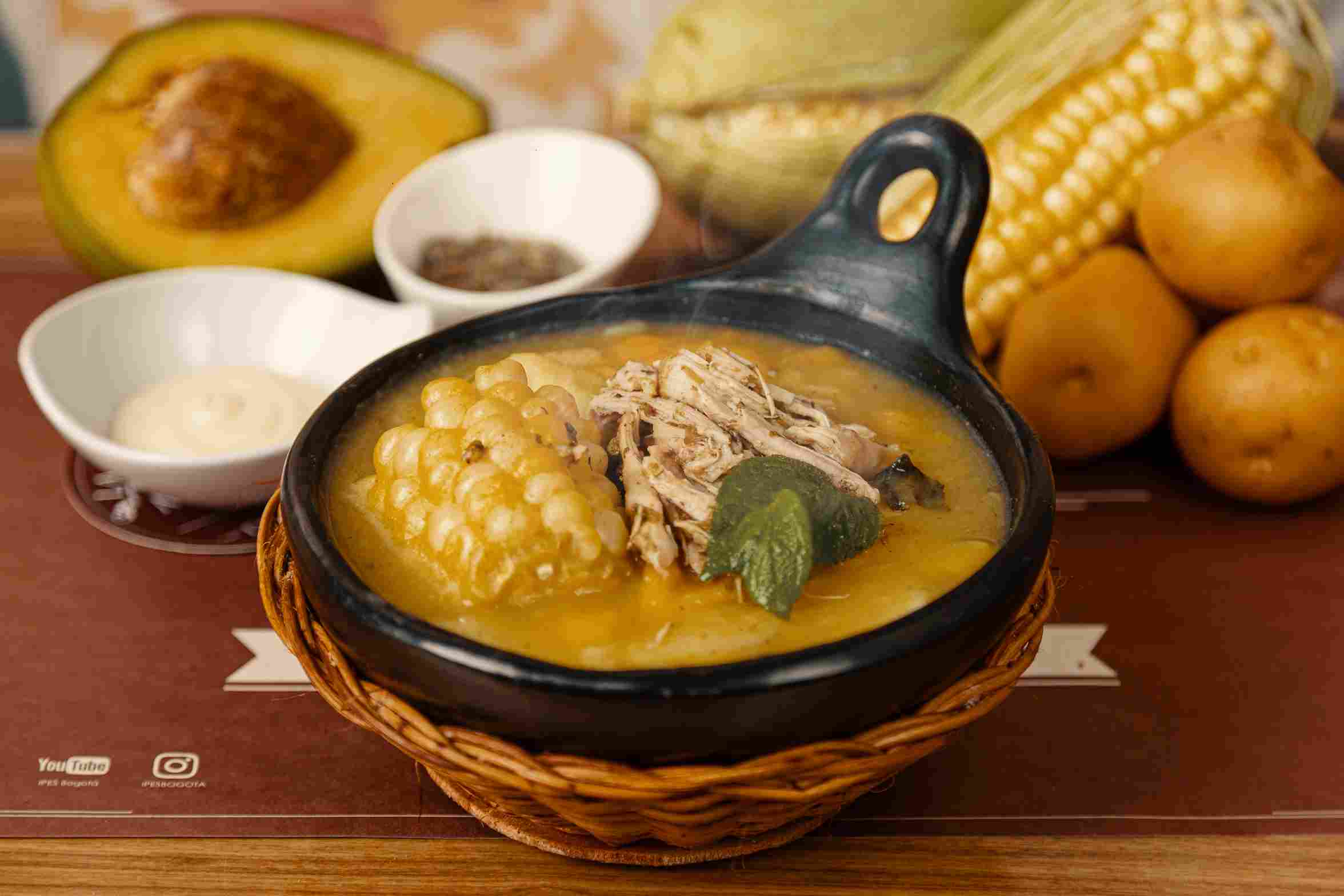 Ajiaco is a traditional Bogotá dish that is also enjoyed during Holy Week. Photo: Ricardo Báez - IDT.