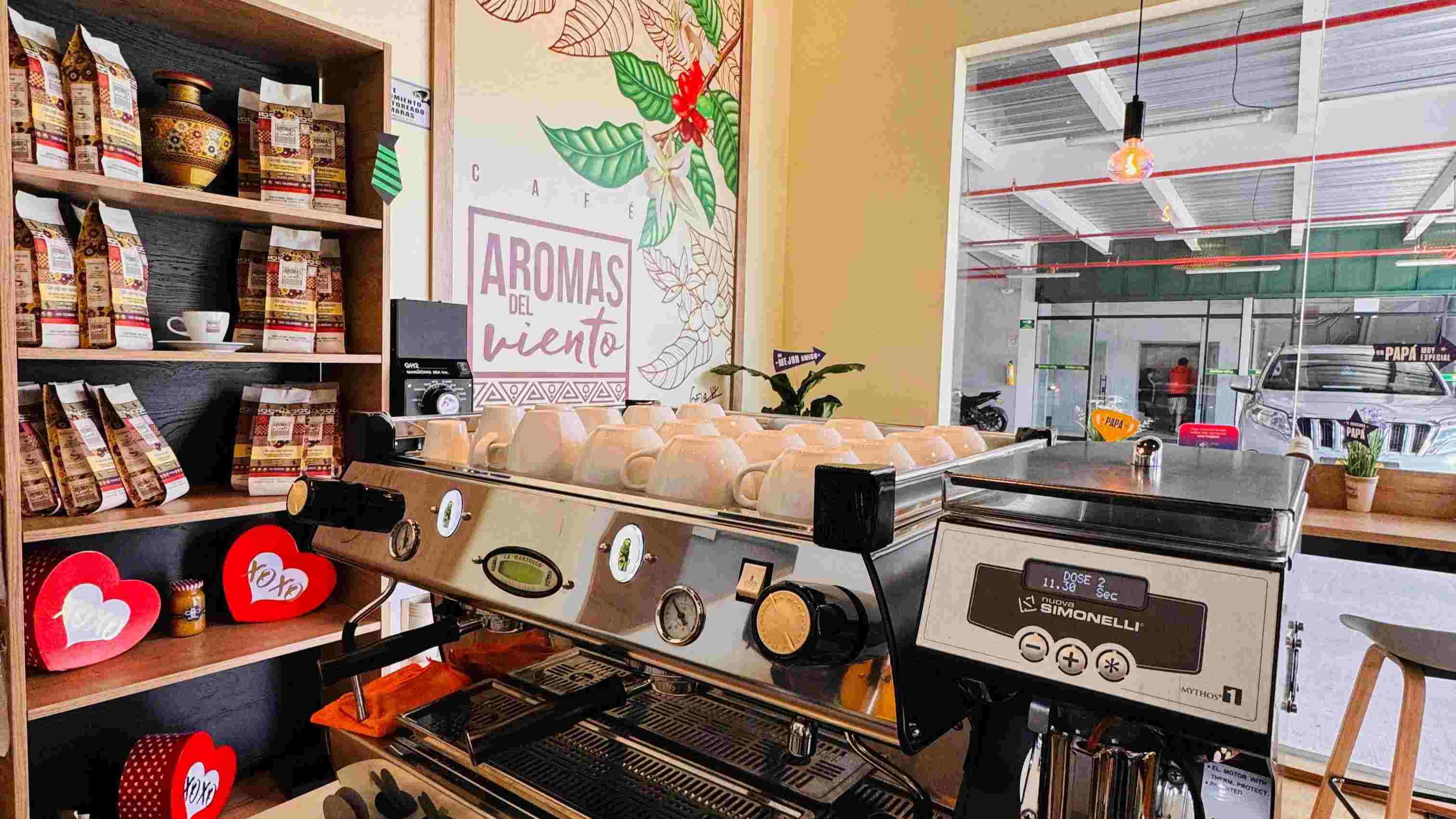 En Café Aromas del Viento, Bogotá, celebra la Navidad con una buena taza de café. Foto: Cortesía