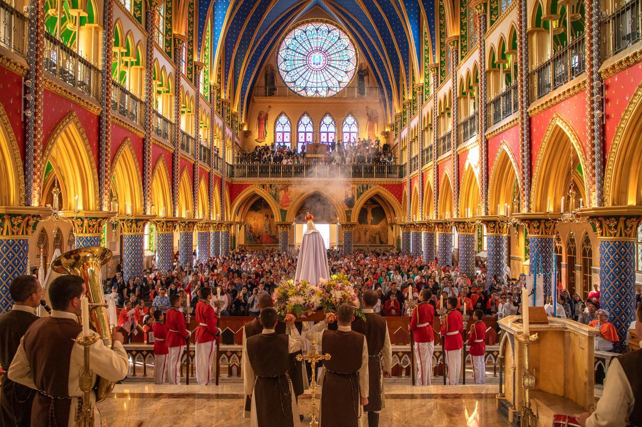 Photograph taken from the altar of the Church of Our Lady of Fatima in Tocancipá. Photograph by Los Caballeros de la Virgen